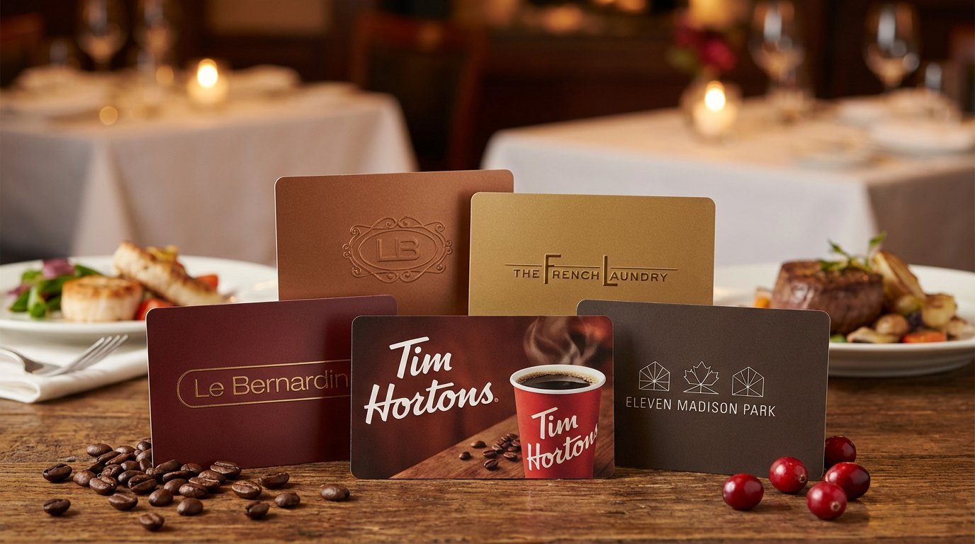 Restaurant And Cafe Gift Cards