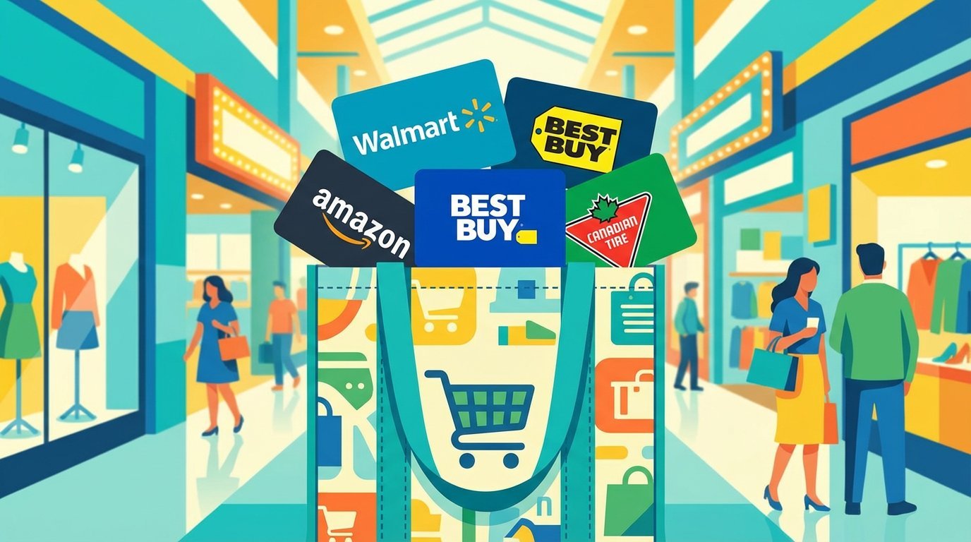 Popular Retail Gift Cards In Canada